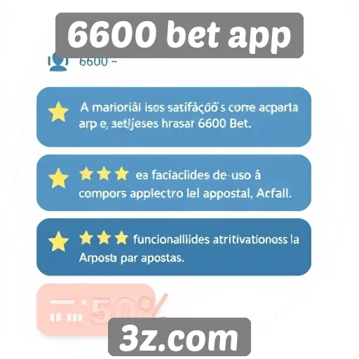 Feedback dos usuários sobre 6600 bet app é geralmente favorável